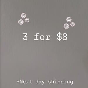 JEWELRY 3 for $8 BUNDLE SALE